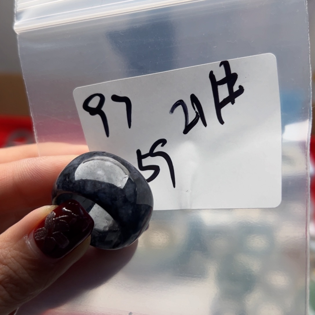 翡翠戒指未镶嵌@***下闪