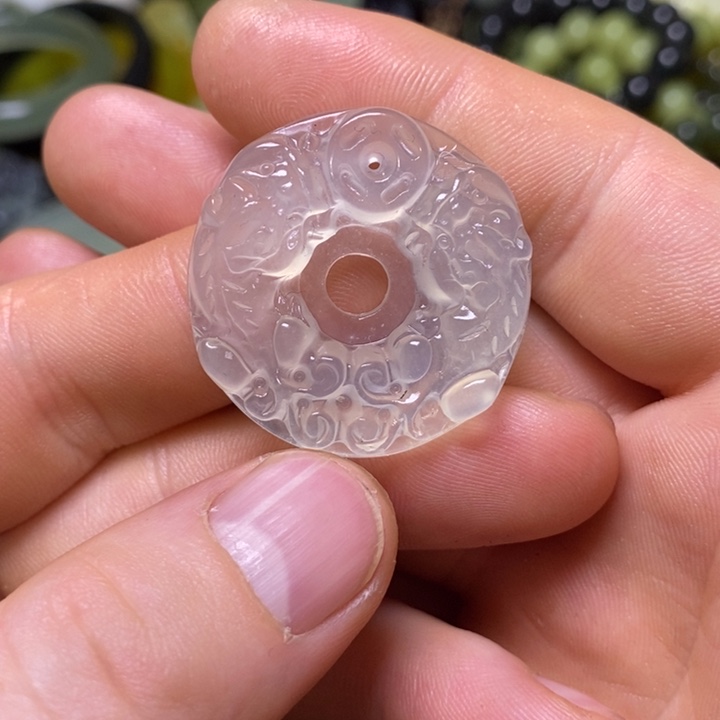 岫玉未镶嵌岫玉颈饰