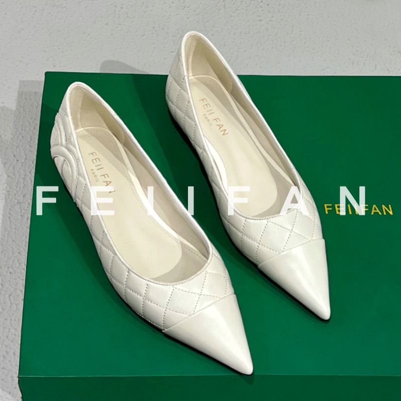平底鞋女2025秋冬新款气质高级感法式绝美软底浅口单鞋6645