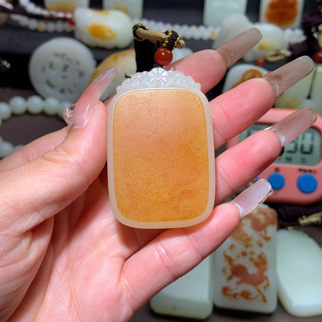 和田玉挂件未镶嵌阳****5