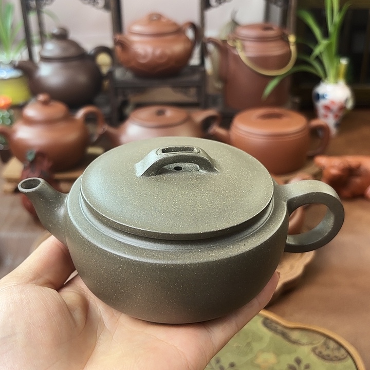 茶壶紫砂大韵汉瓦 青段 200cc 微瑕