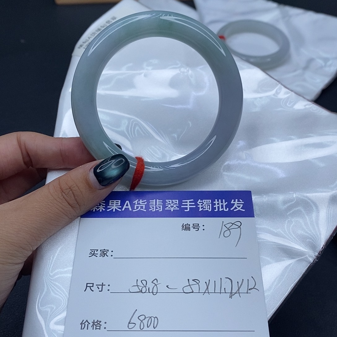 翡翠未镶嵌手镯百元手镯默认瑕疵