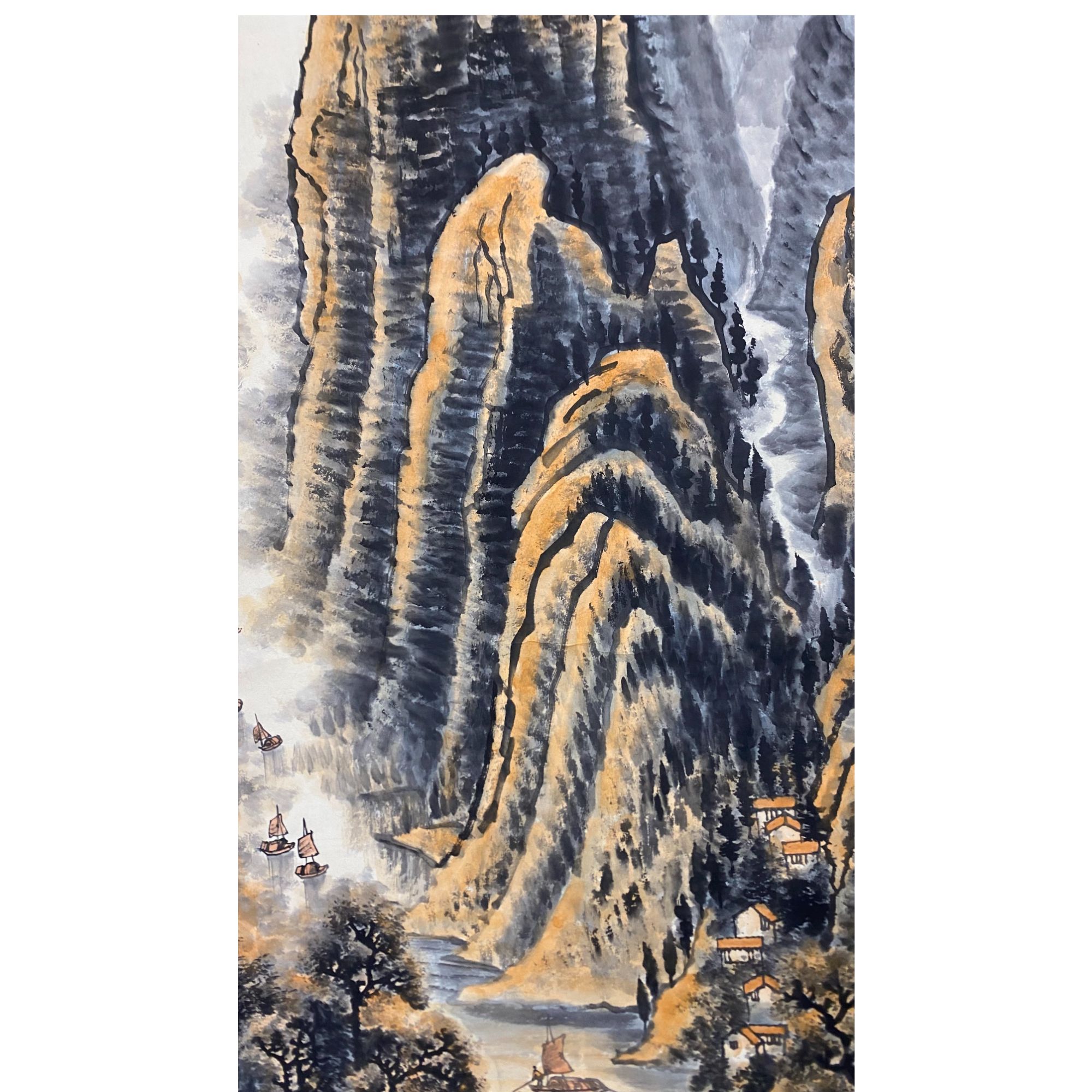 李 山水立轴绘画 132.67 7.9平尺