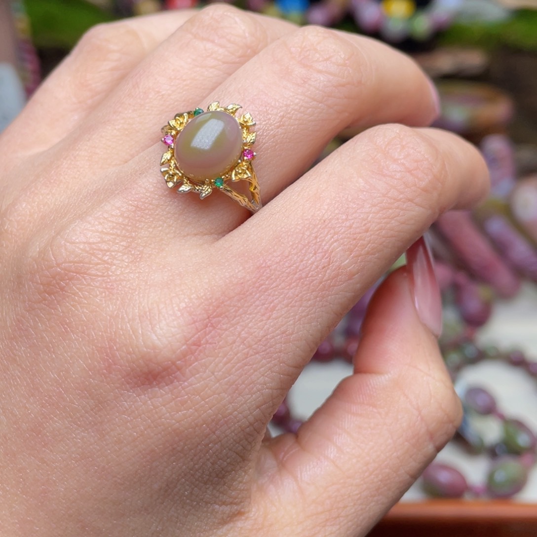 玛瑙/玉髓珠宝半成品银S925镶嵌