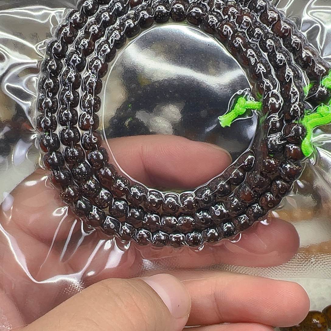 手串星月菩提45殿堂黑金玉华星月菩提65-108
