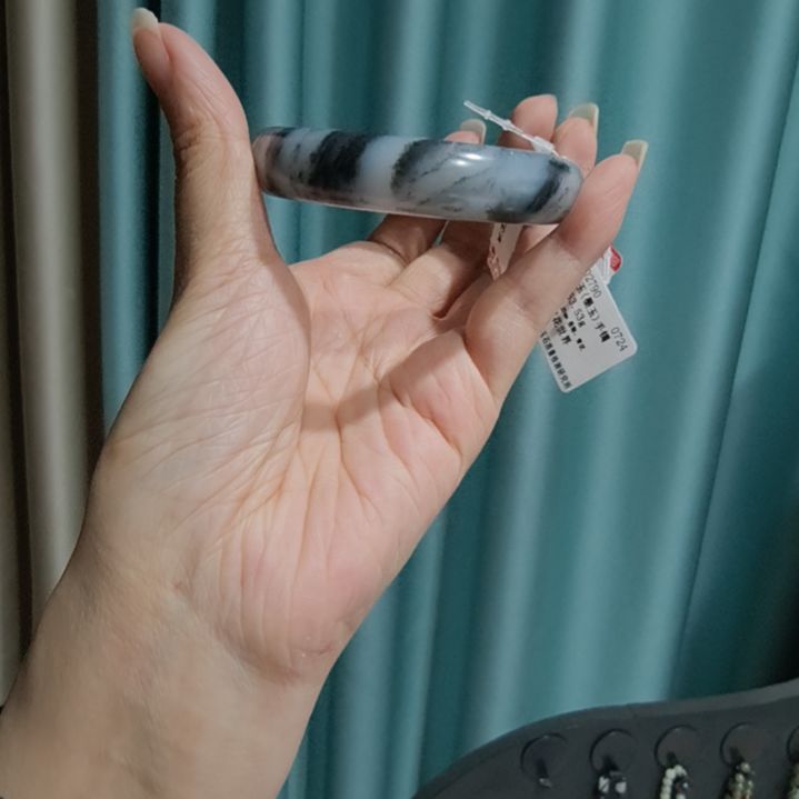 和田玉手镯未镶嵌喜*羊