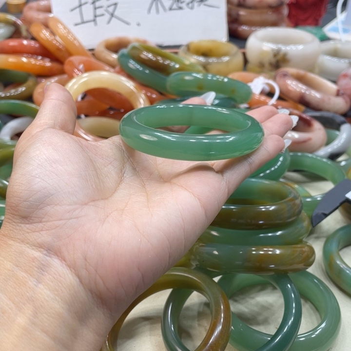 糖***豆石英质玉钛钢珠宝奇石