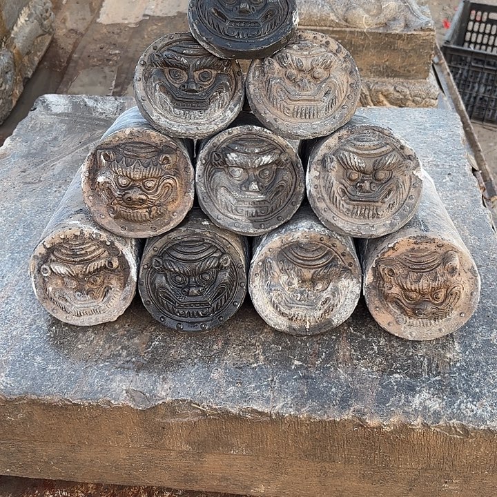 哈***哈石材瓦当精品不包邮好看