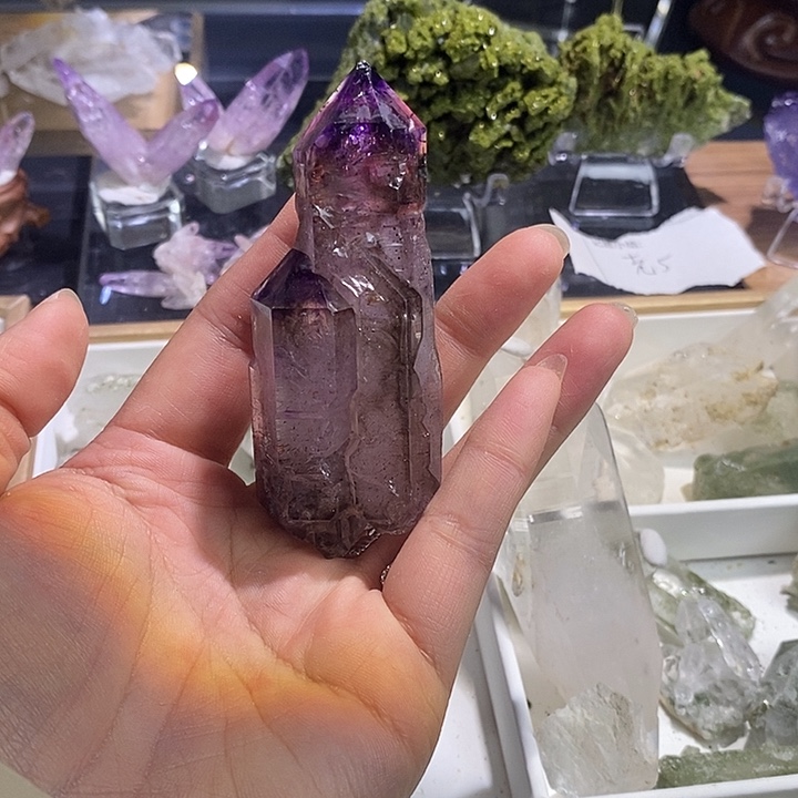 飘***烟晶手链未镶嵌超七