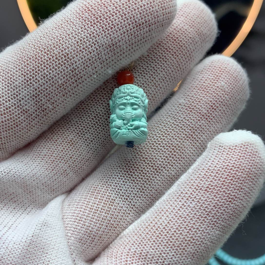 绿松石挂件未镶嵌