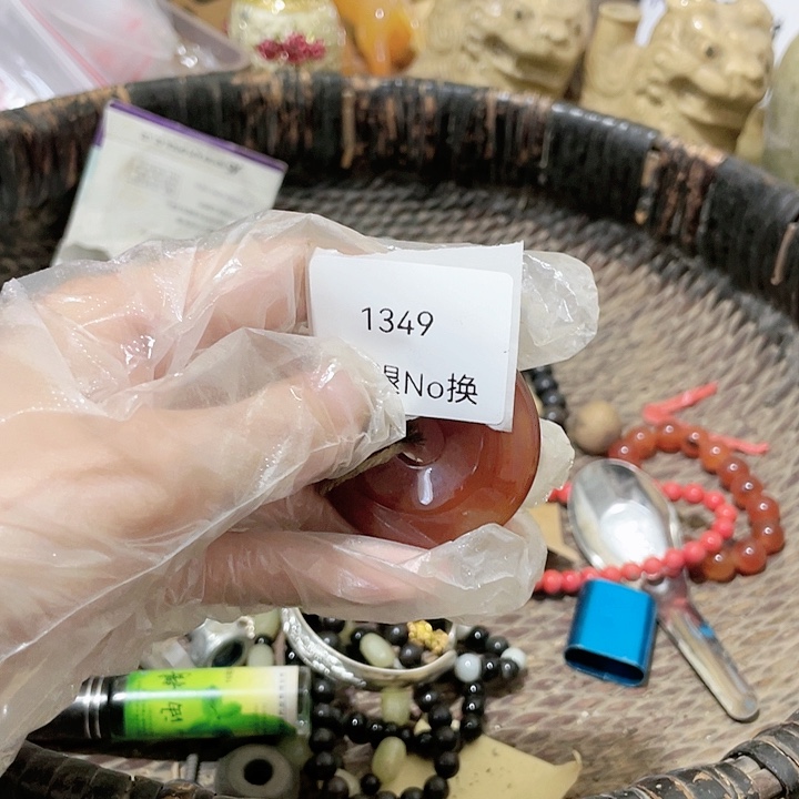 薄***.大叶紫檀（黑酸枝木类）1349号工艺品