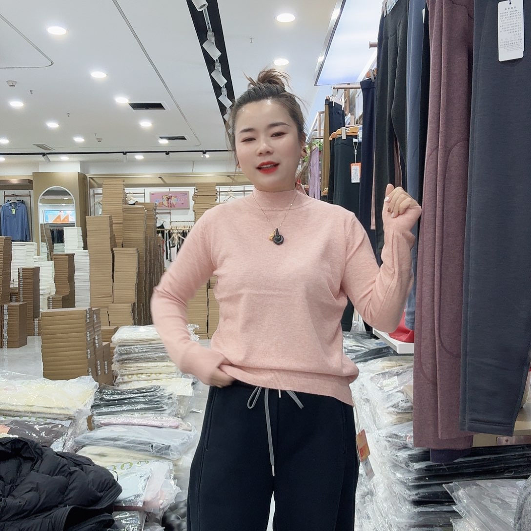 A002粉色毛衫打底福利