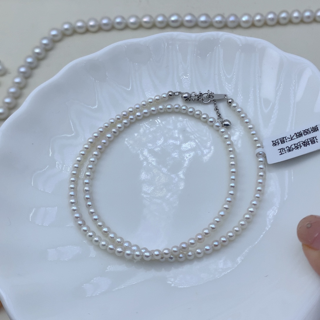 ****ᐝ合金淡水珍珠颈饰
