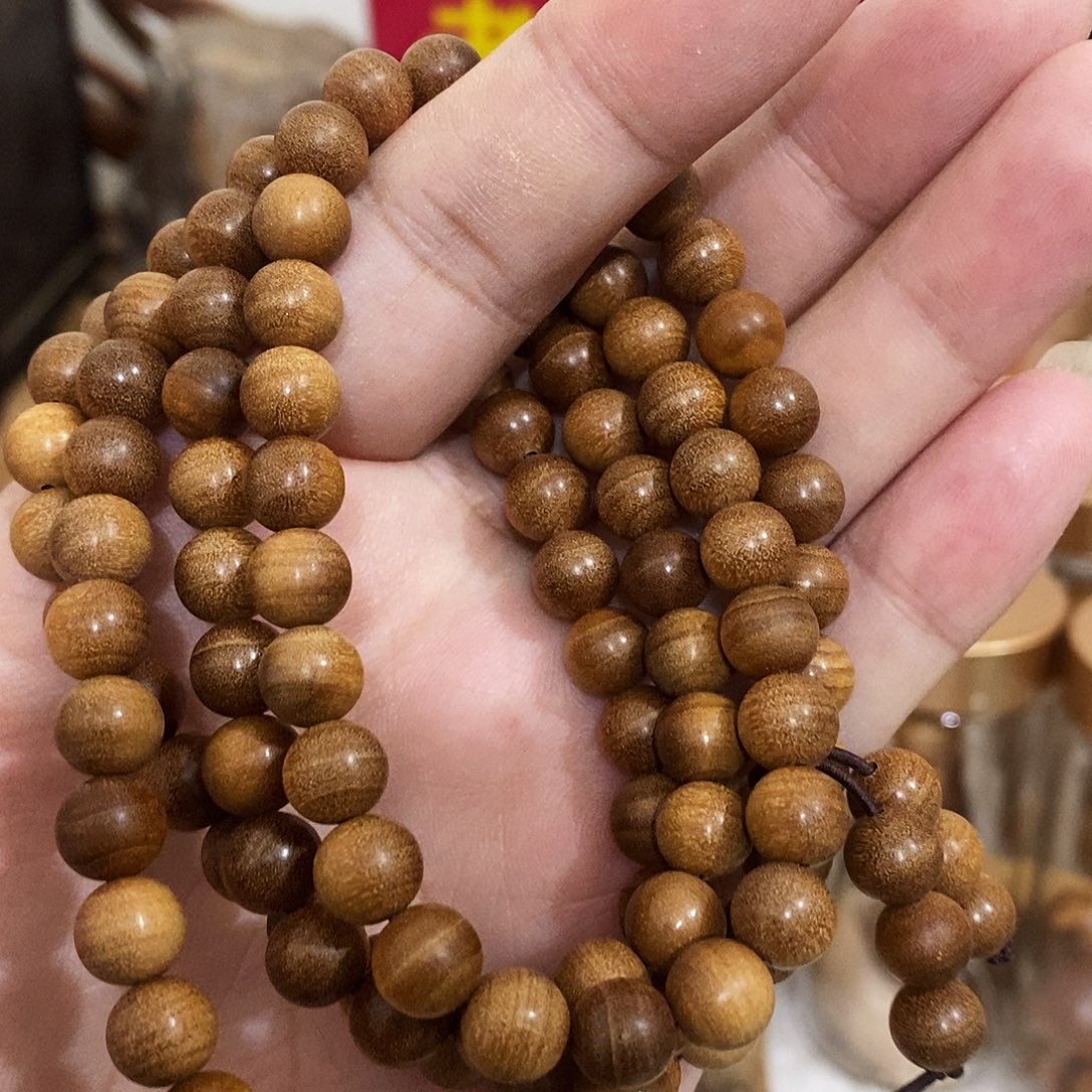 云***链檀香木手串/手链横纹08-108圆珠