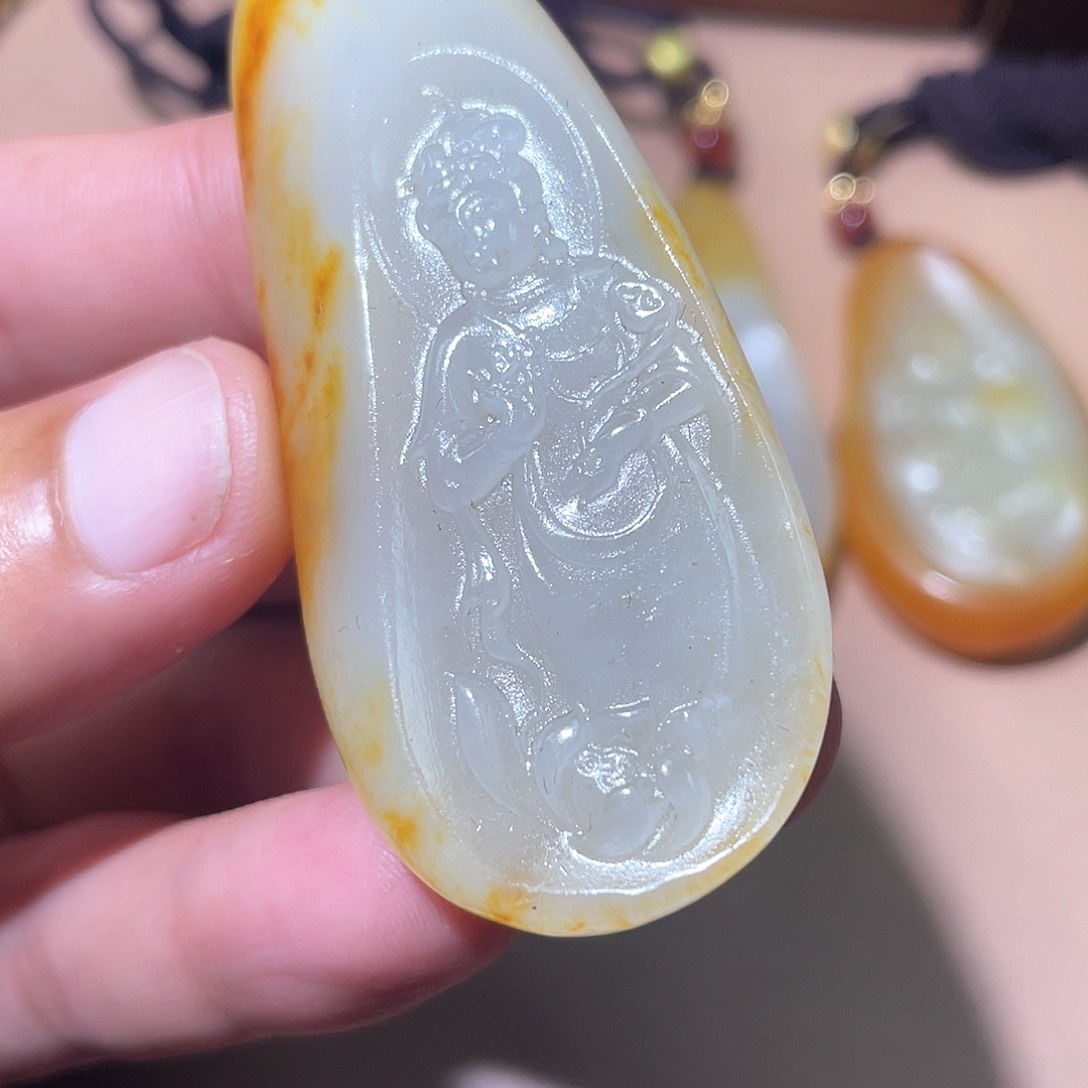 和田玉颈饰未镶嵌A7