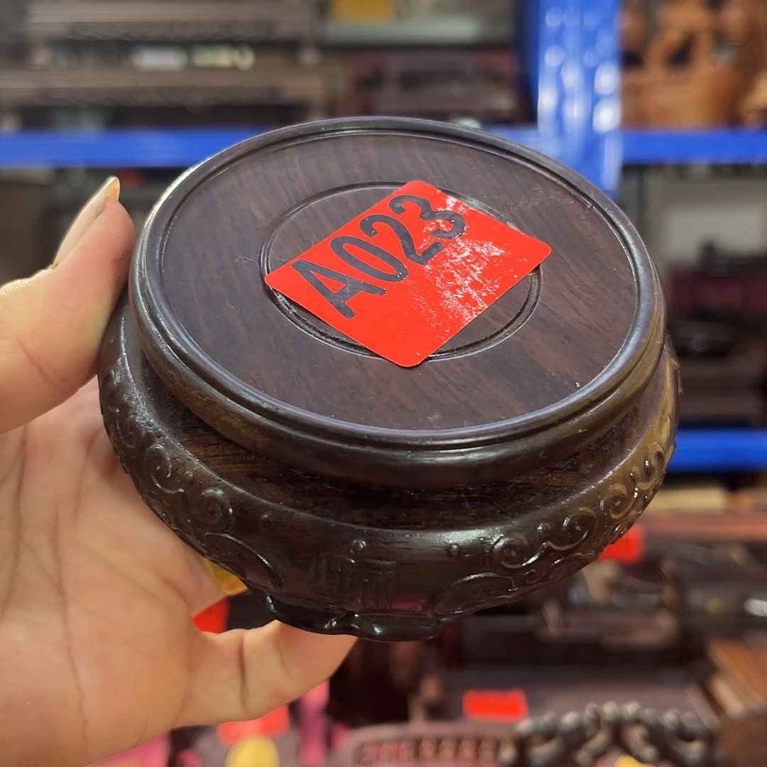 木福字园座7.5 公分X高4.5 公分