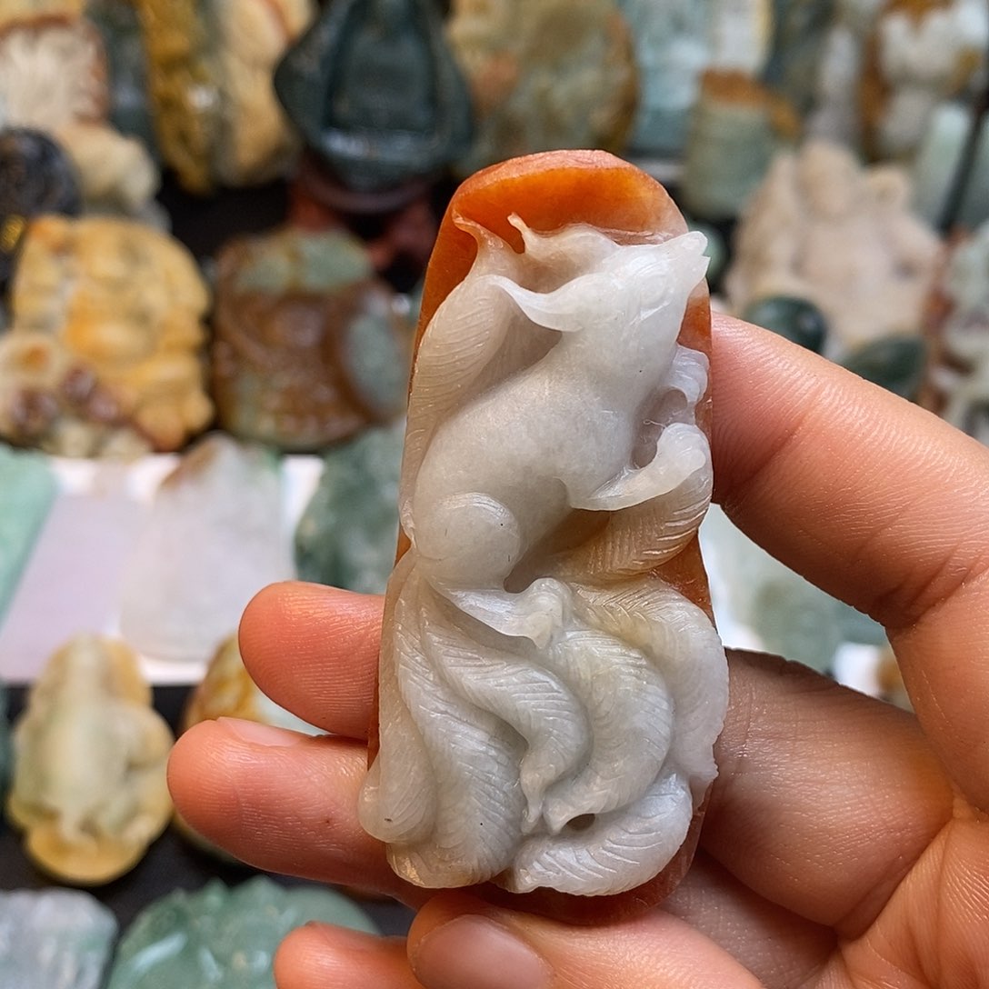 定制翡翠未镶嵌特色a货翡翠