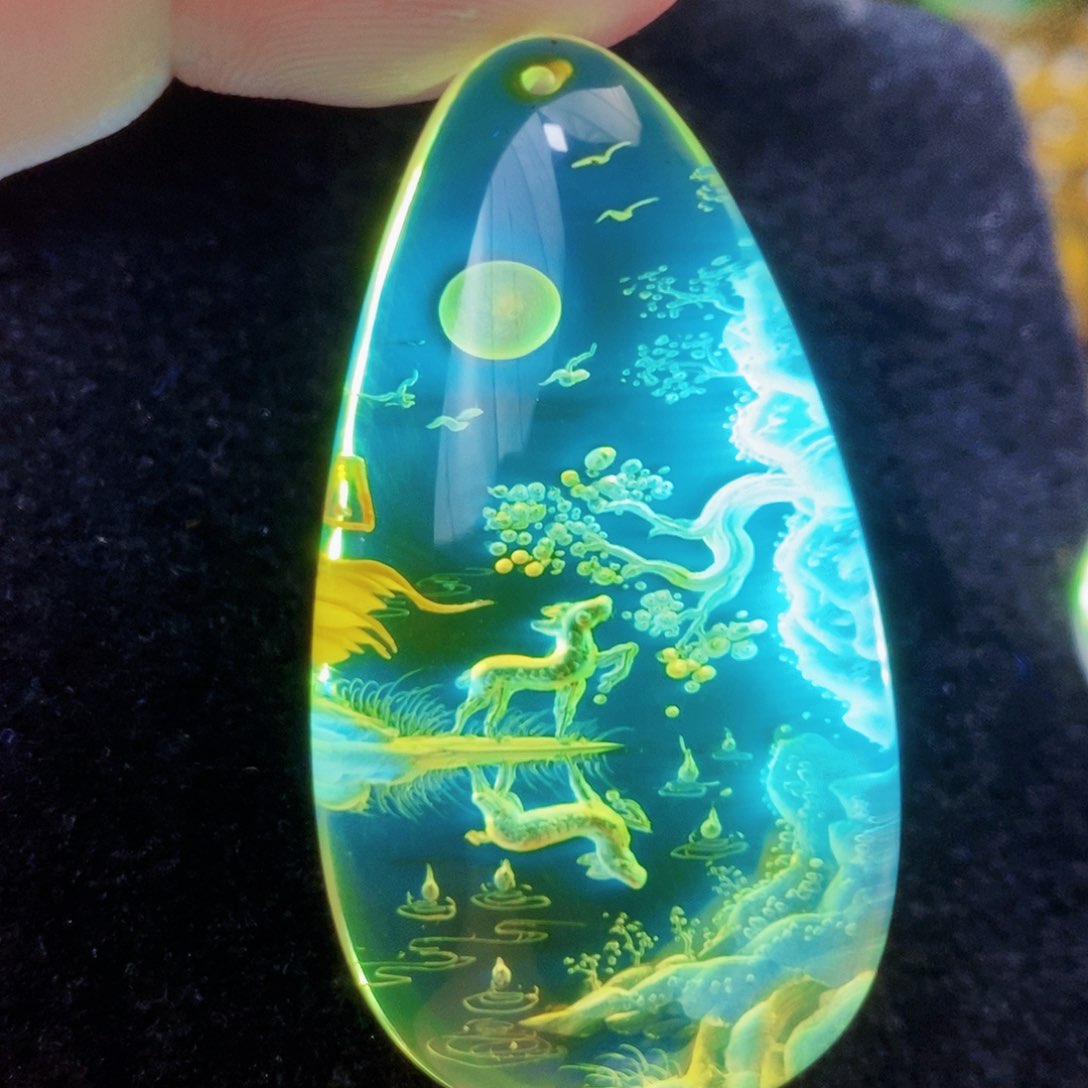 【闪购商品】未镶嵌吊坠(不含链)金珀