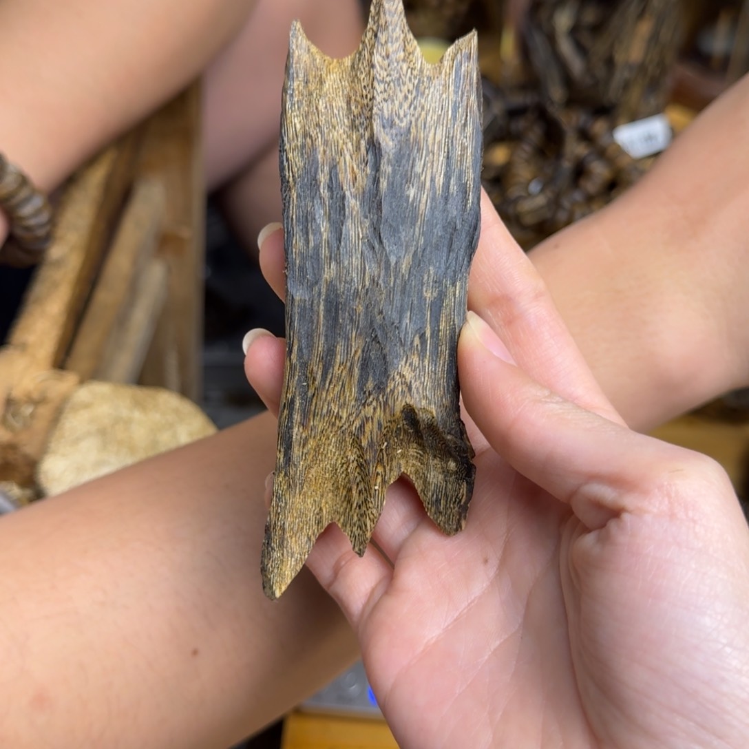 沉香沉香碎屑紫棋品种块料25克