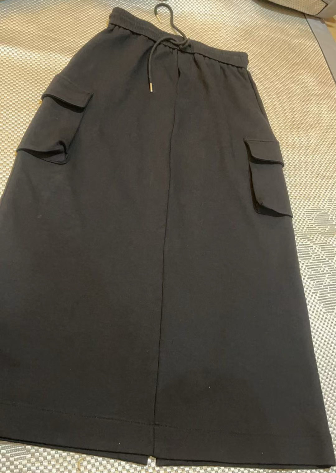 【特价不支持退换】个性潮流松紧腰工装口袋工装半身裙2025夏季