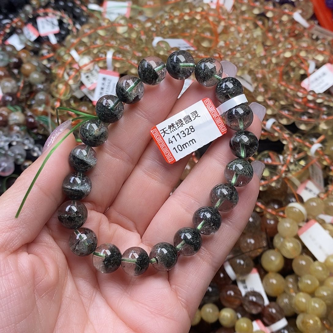 水晶手链未镶嵌是***呀               