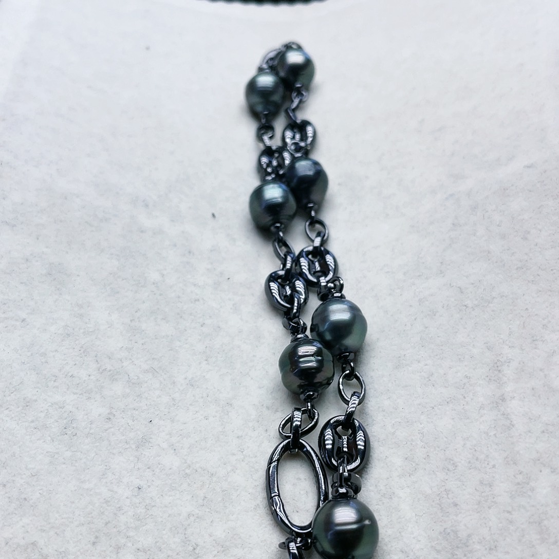 海水珍珠颈饰银S925镶嵌