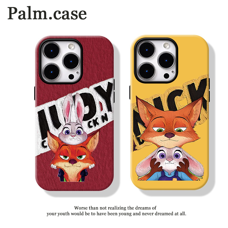 菲林二合一适用华为/oppo/vivo/小米/一加/苹果ins手机壳情侣judy