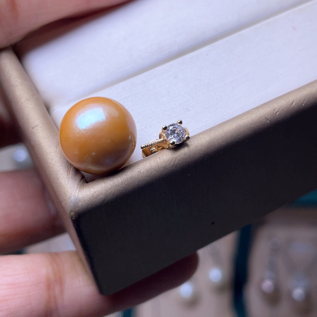 银S925镶嵌其他淡水珍珠明*儿