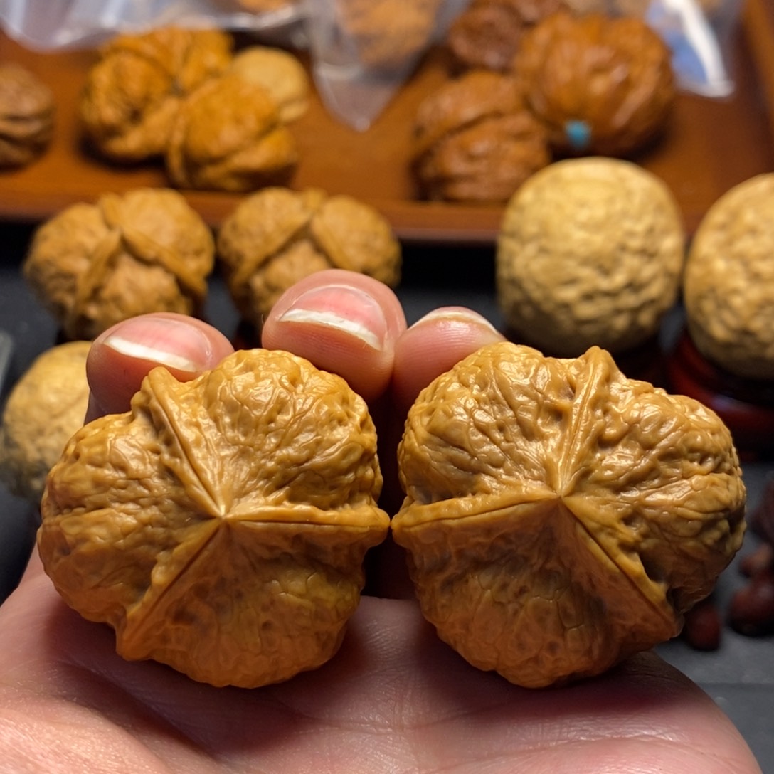 文玩核桃把件我****天37尺翻天印三棱