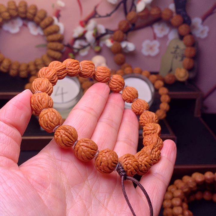 桃核手串龙纹桃核9