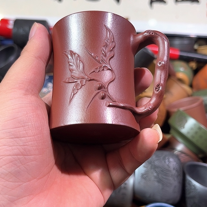 茶杯紫砂全手工紫砂主人杯