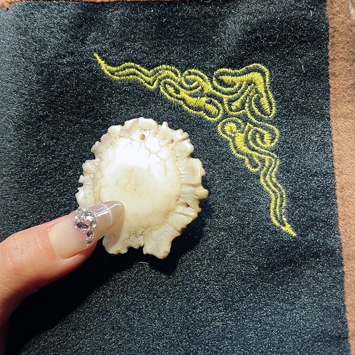 鹿骨把件鹿骨鹿角