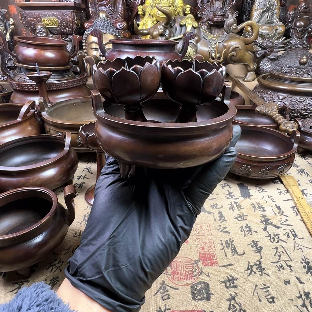 香炉 家用供香炉 风水摆件 聚宝盆 家居摆件