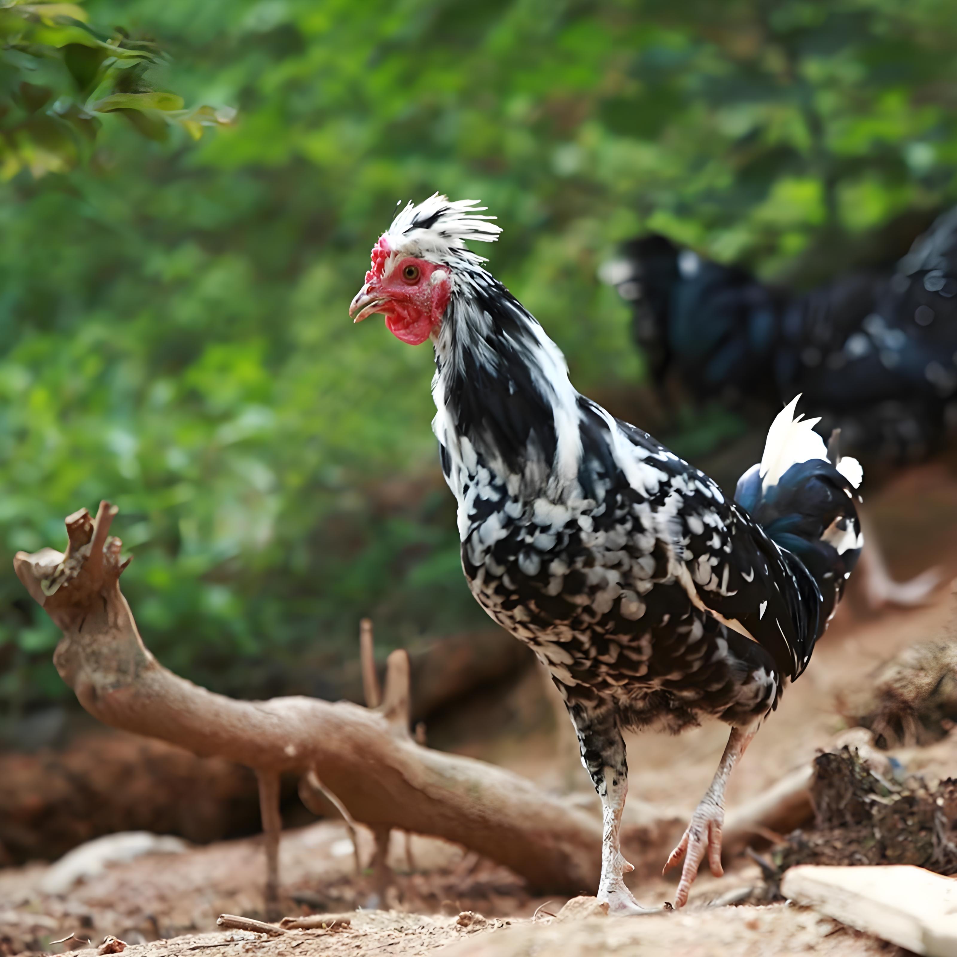 宠物鸡可观赏活体发货