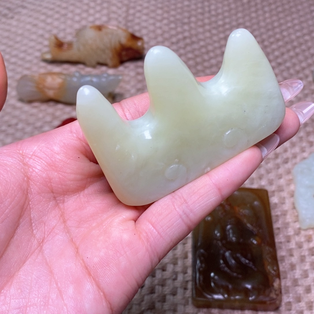 白玉菩提吊坠白玉菩提白玉菩提摆件