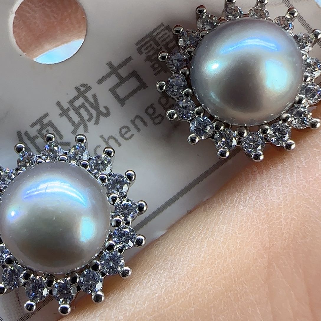 未镶嵌项链定制94淡水珍珠