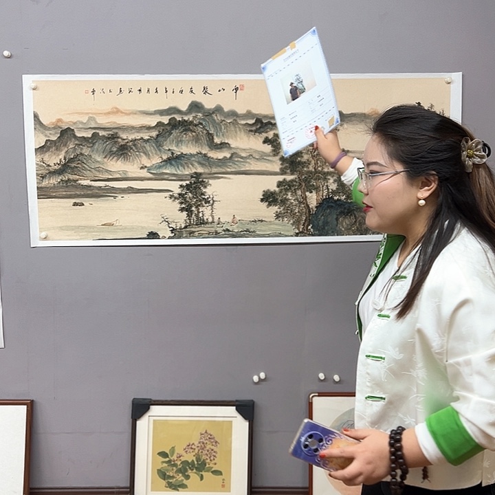 国画中美老师纯手绘作品