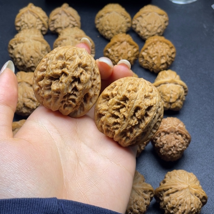 吊坠文玩核桃45全品华北将军榜