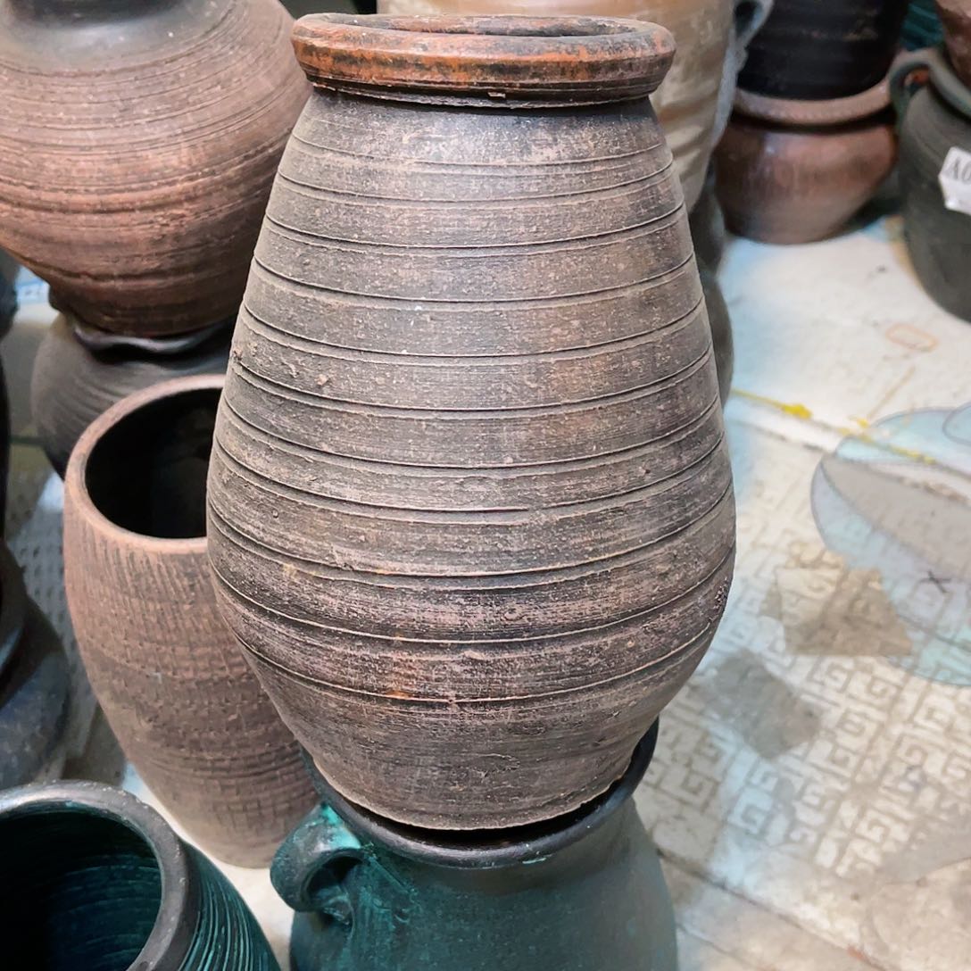 红陶无孔无孔口径10高度24