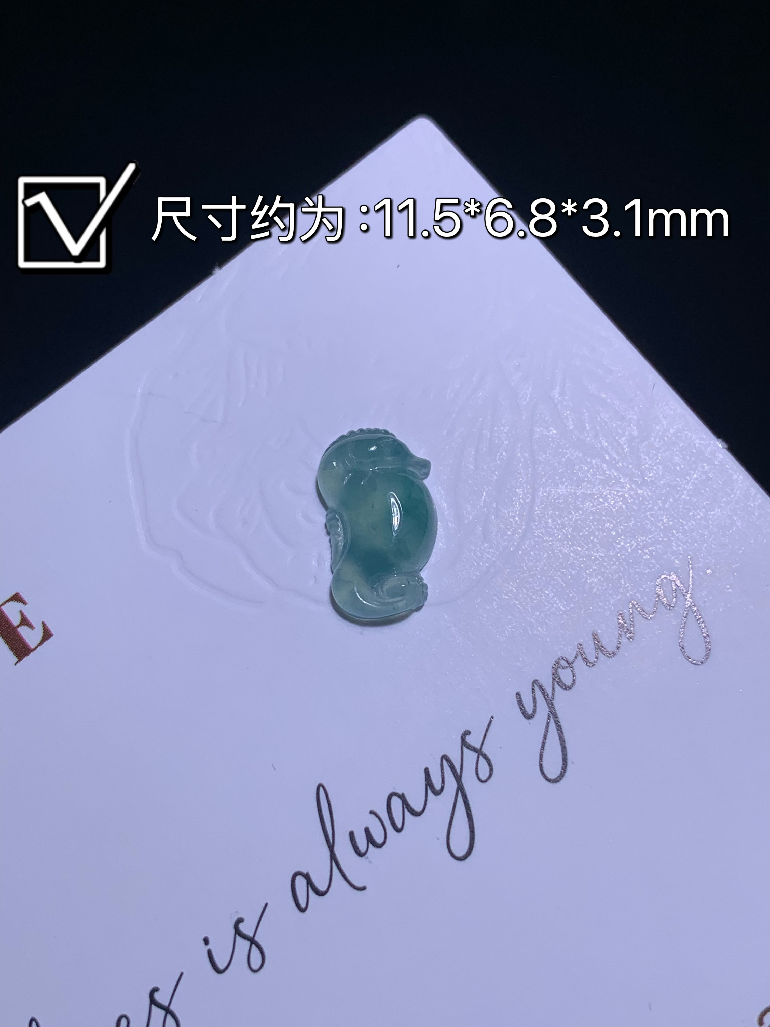 翡翠海马（编号LHSY）