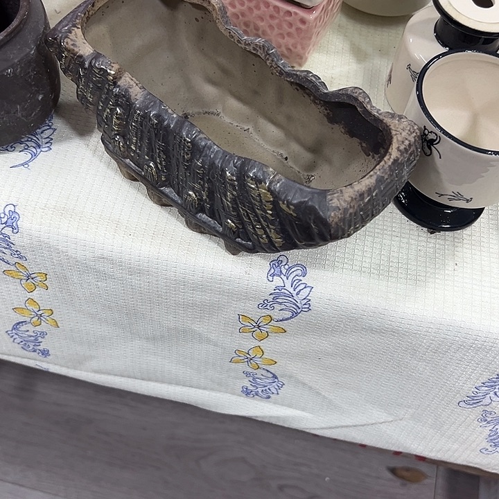 微瑕陶瓷花盆满9.9发