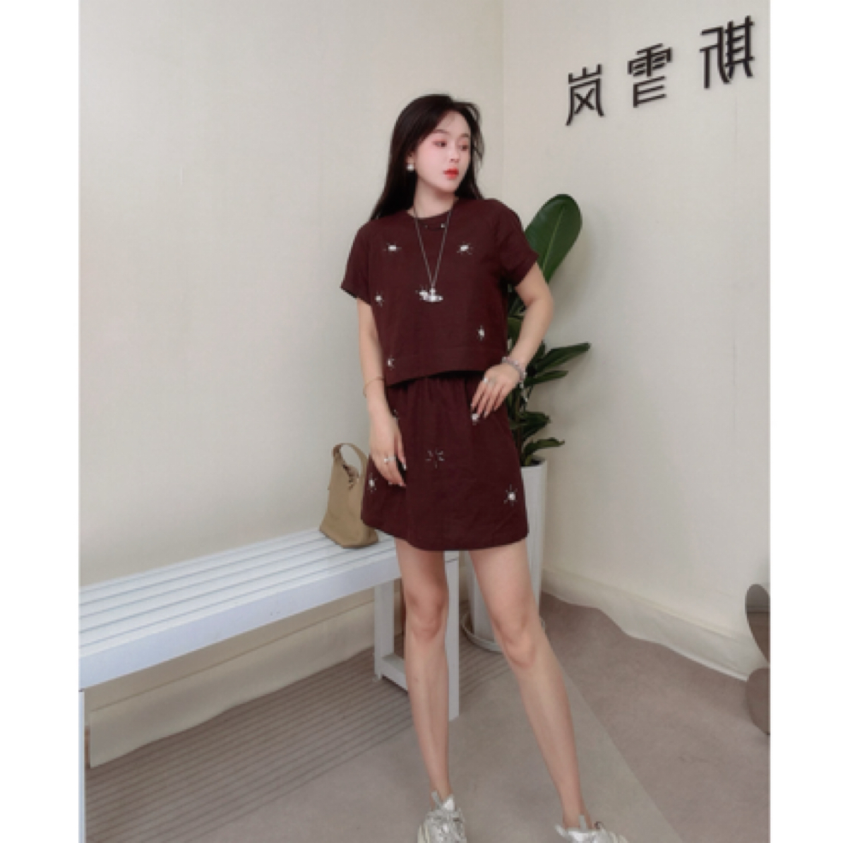 夏季新款减龄显瘦套装25262160