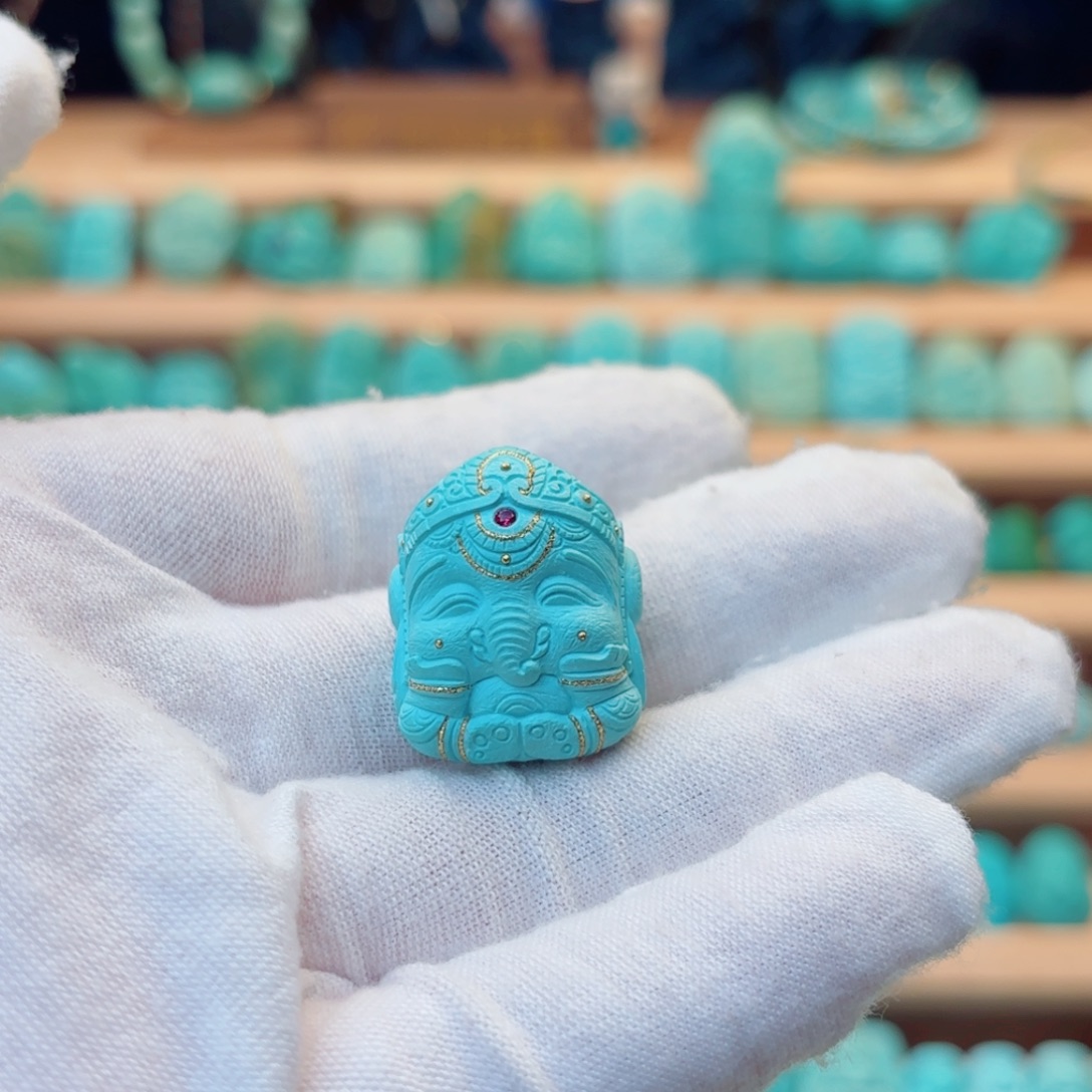 绿松石未镶嵌配饰