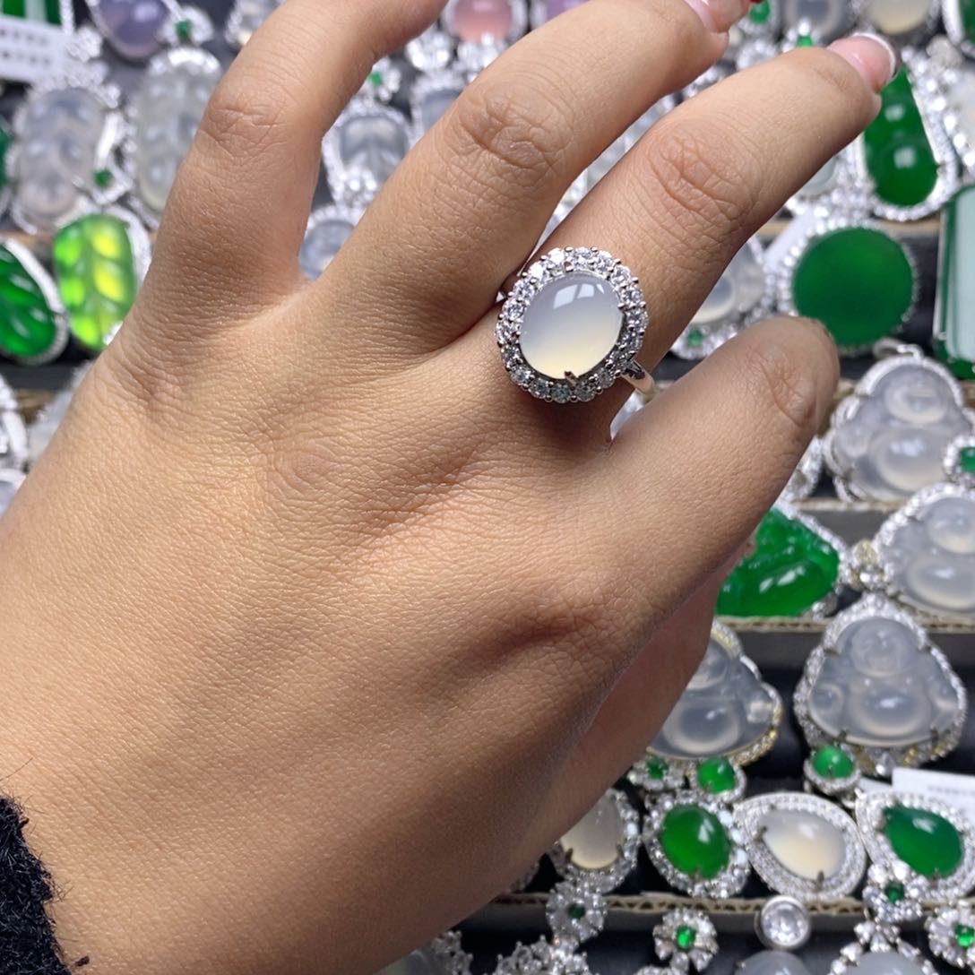 玛瑙/玉髓戒指合金