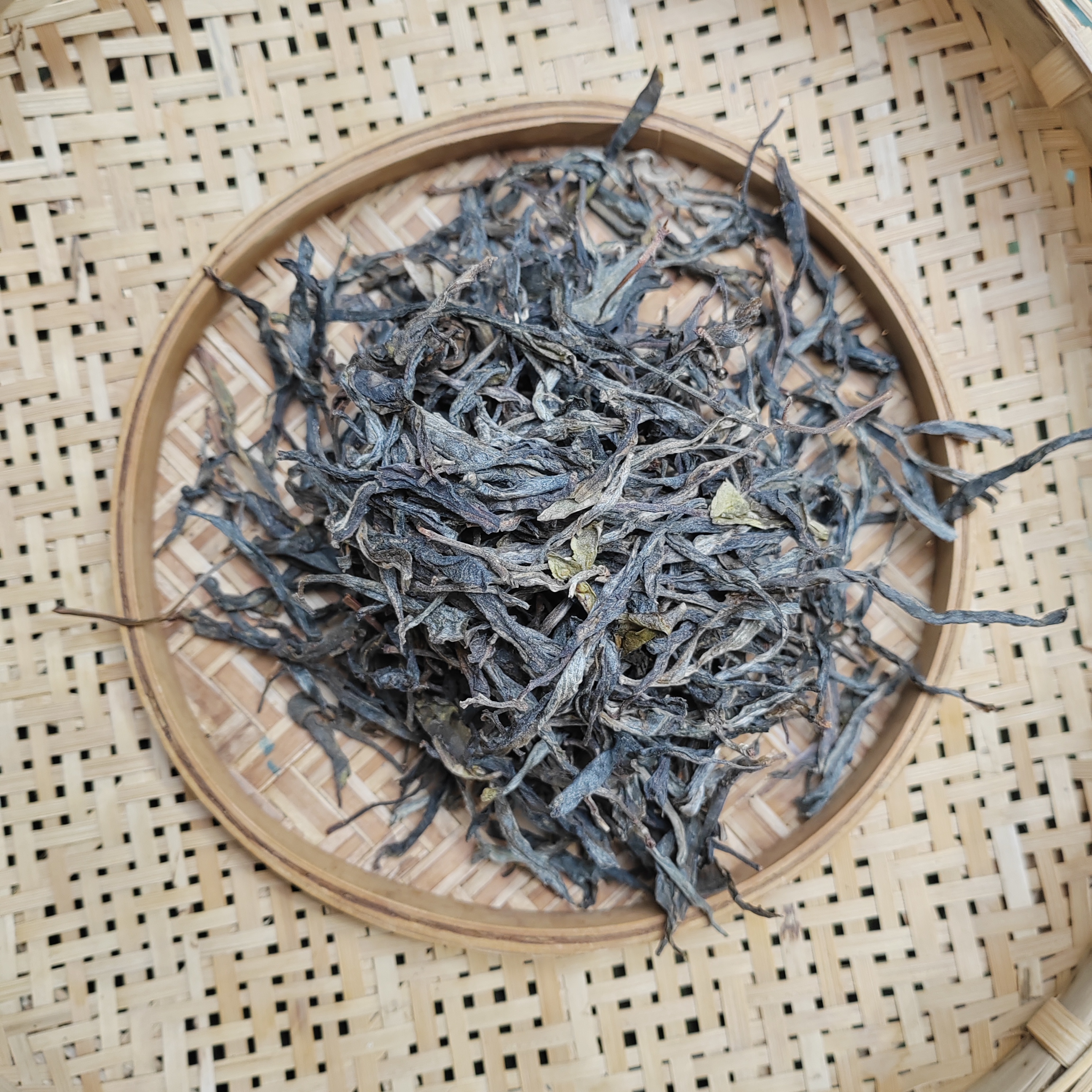 2025年 黄草林 单株 头春古树 100克 晒青毛茶 生茶【547】11-28