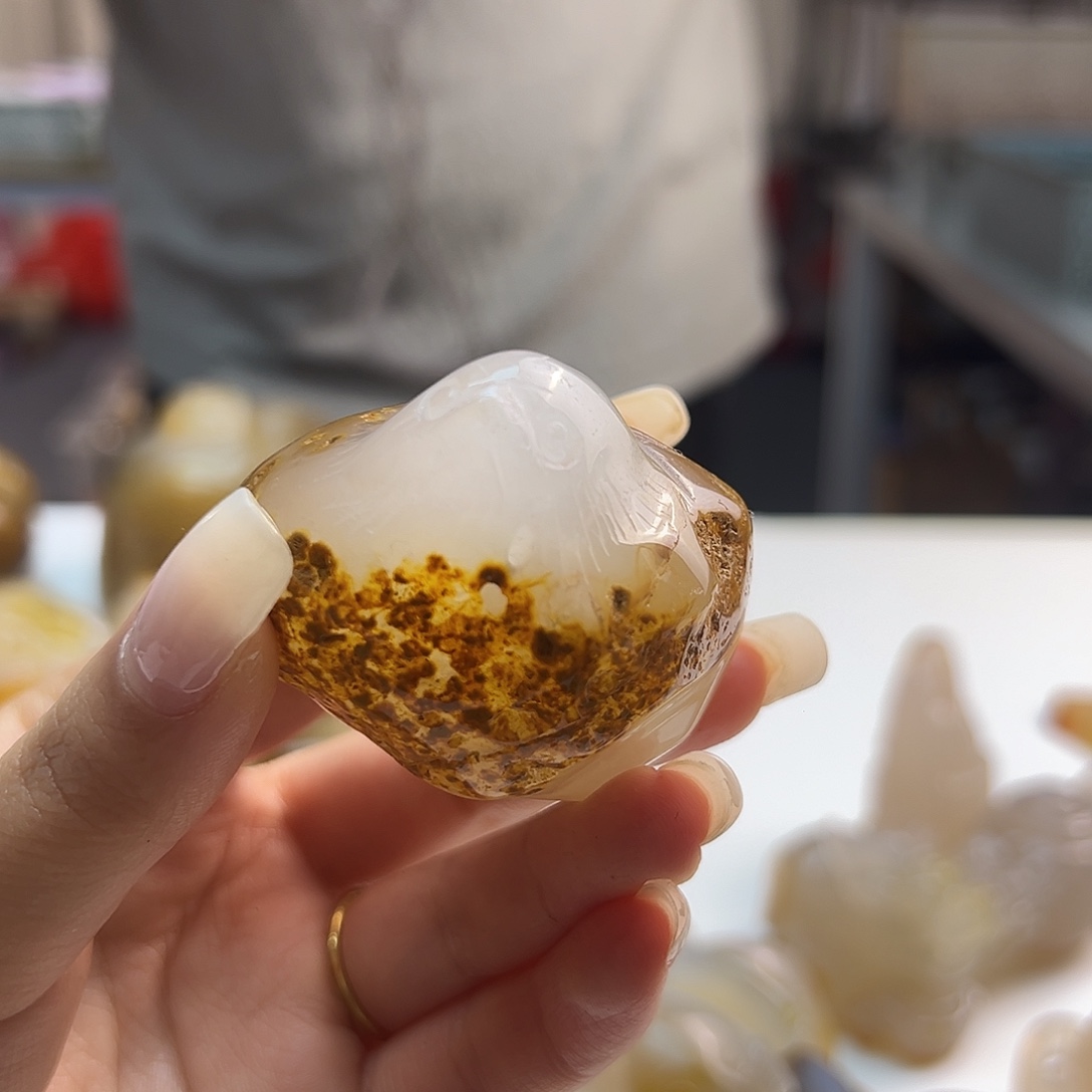 玛瑙/玉髓未镶嵌吊坠(不含链)
