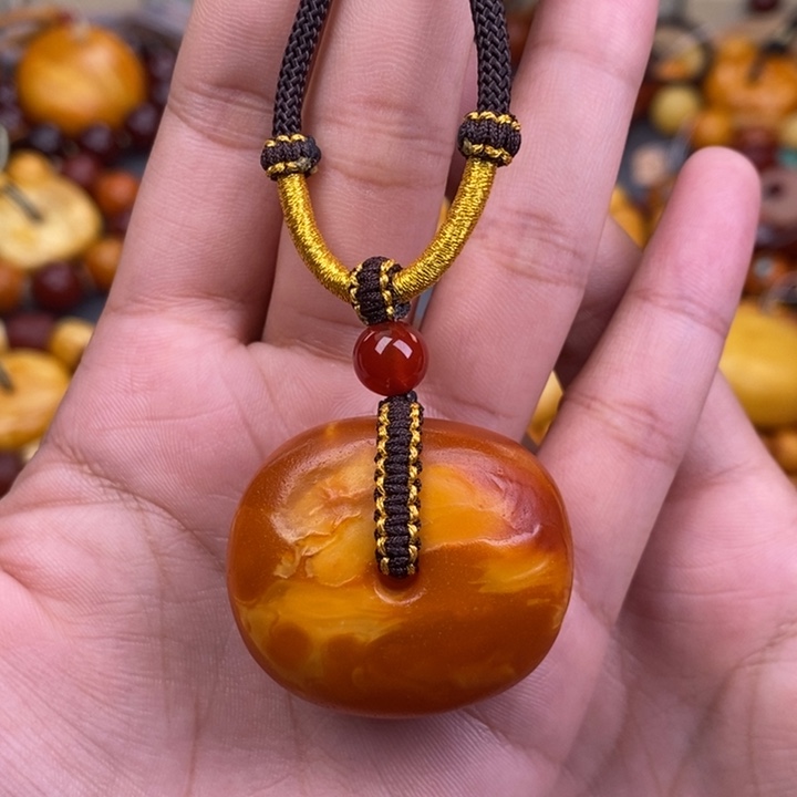 蜜蜡未镶嵌裸石蜜蜡L