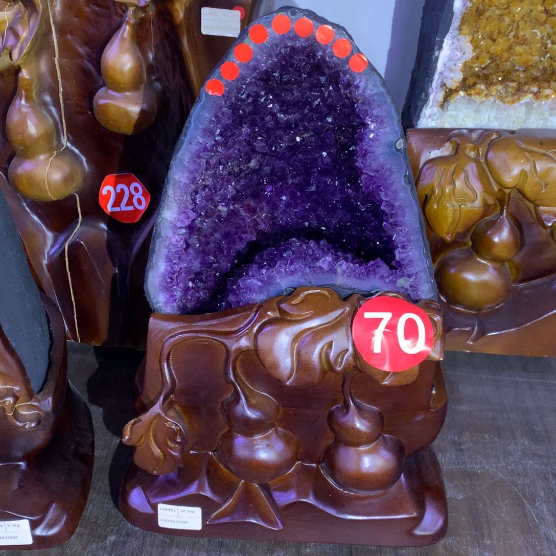 未镶嵌大型摆件（非配饰）紫晶