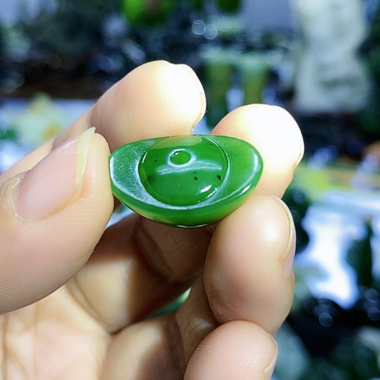 【闪购商品】和田玉（碧玉）挂件未镶嵌