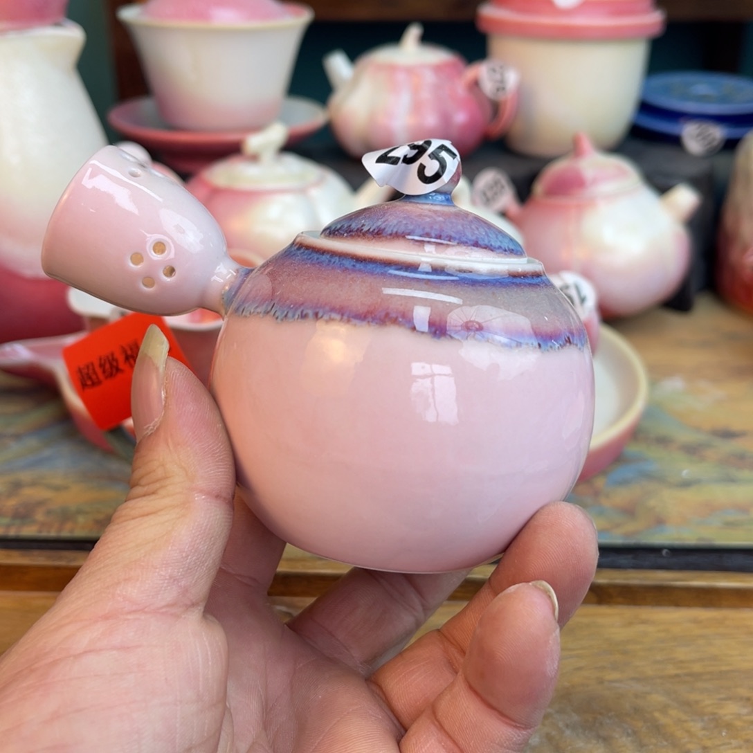 摆件景德镇高温颜色釉